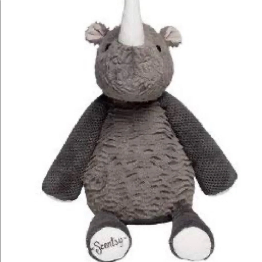 Scentsy Brand New Ruby The Rhino Gray Buddy